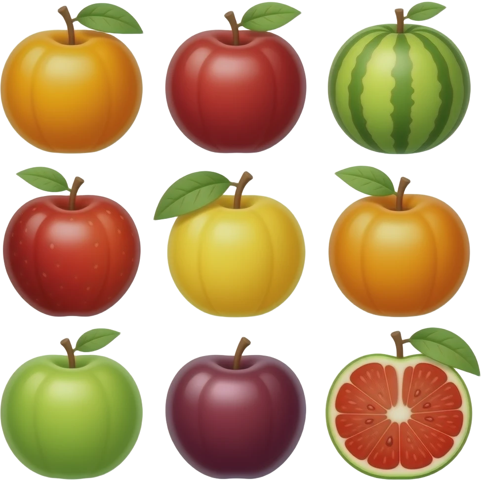 fruits emoji