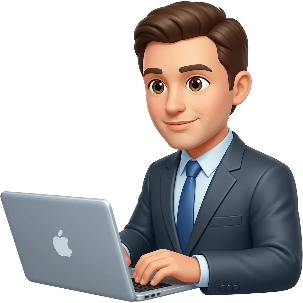 на ноутбуке заполняется опрос emoji