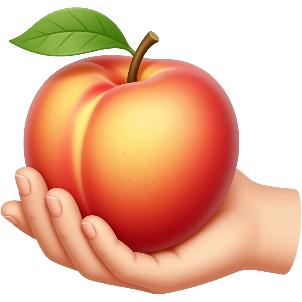 🍑 beging grabbed emoji