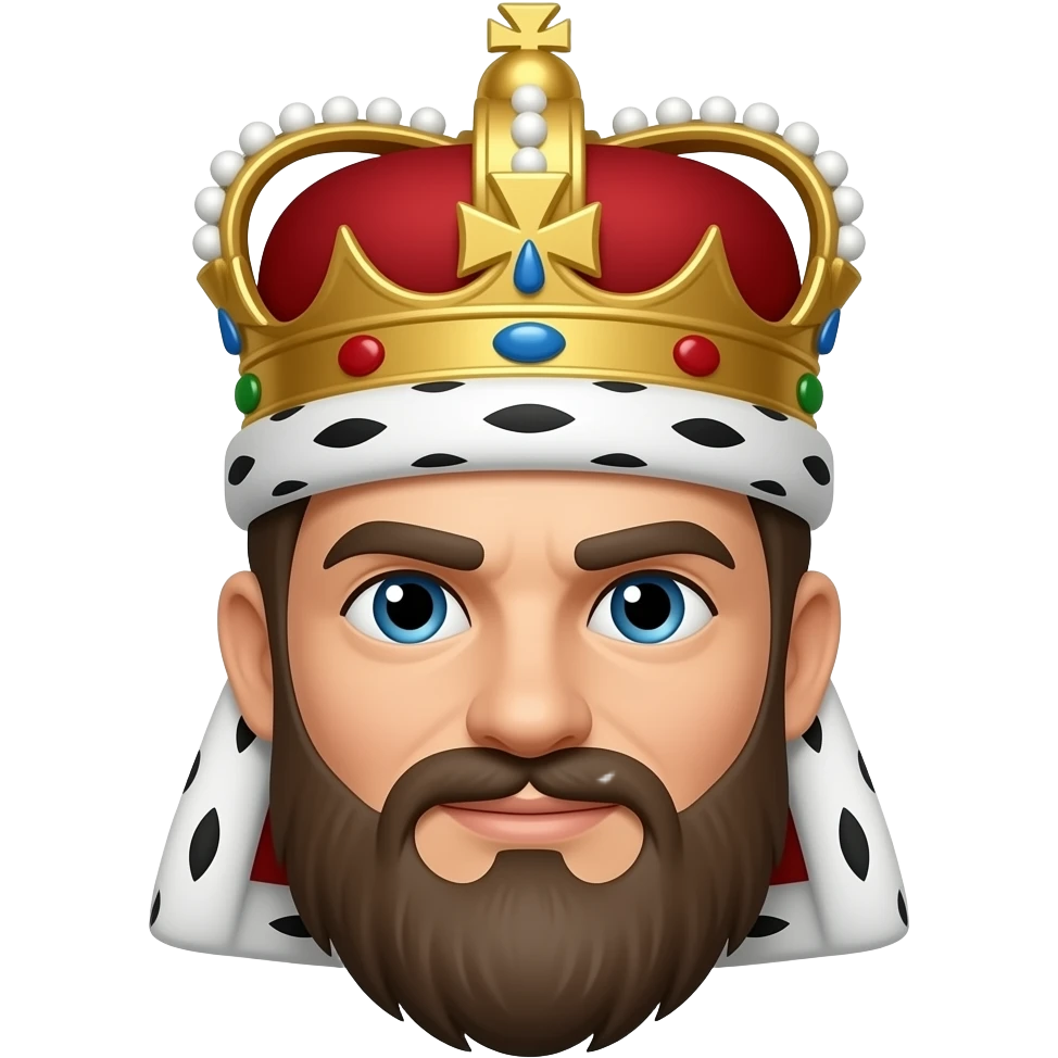 King face emoji