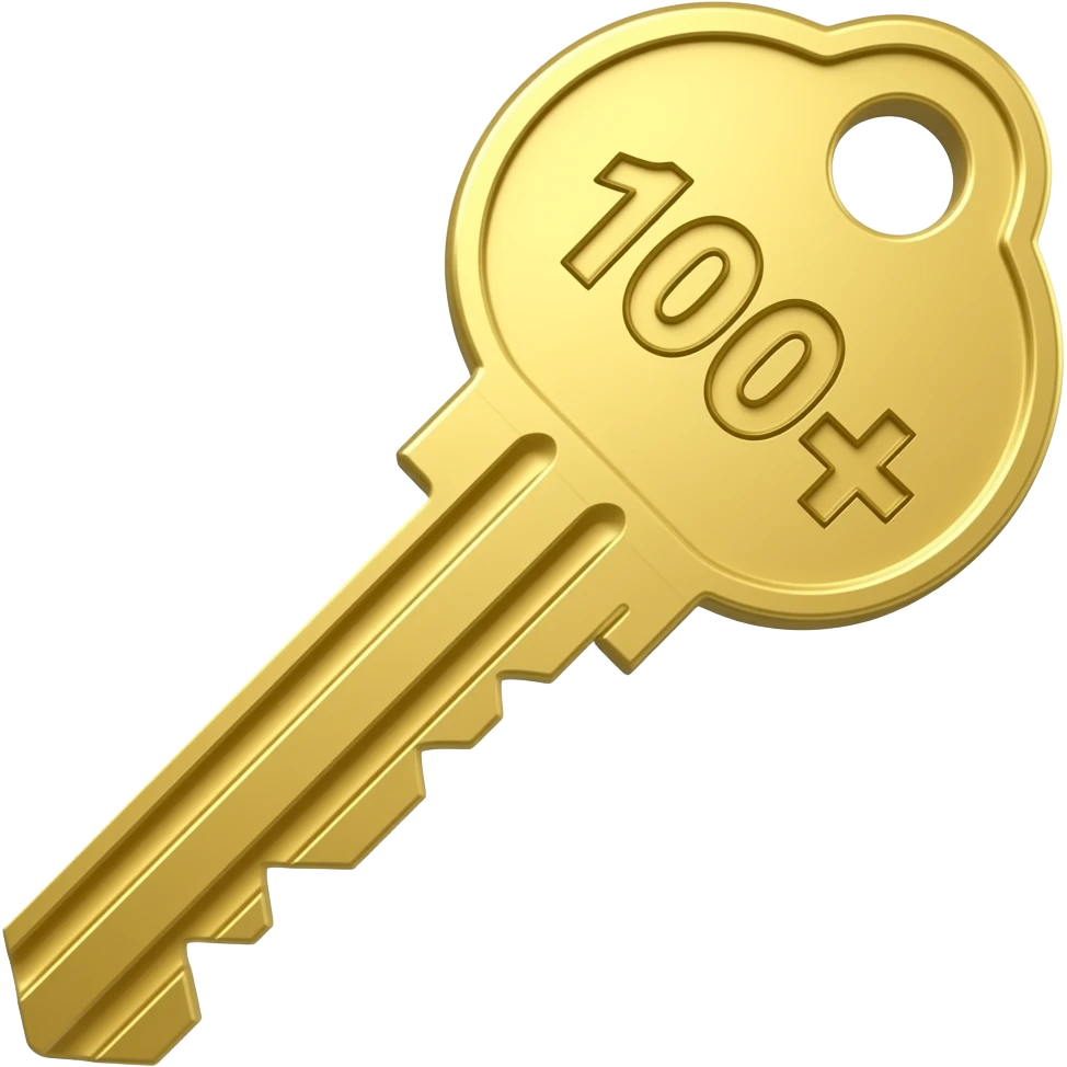 Every key is 100+ emoji
