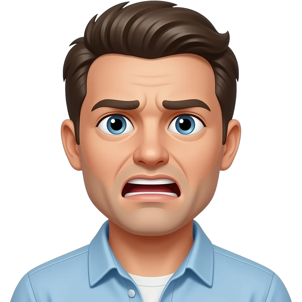 nauseating expression emoji