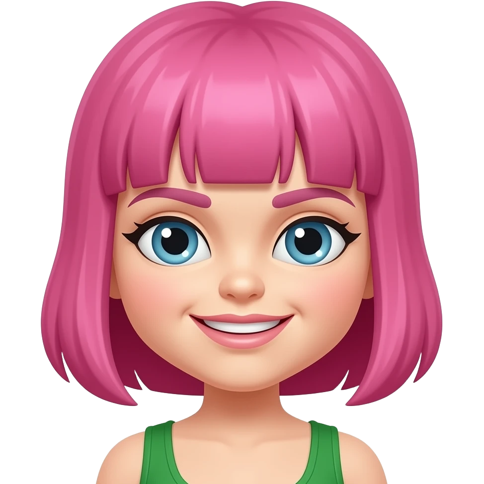 the hulk but instead of green man it’s a pink girl hulk emoji
