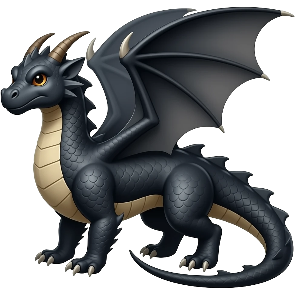 Black dragon🐉 emoji