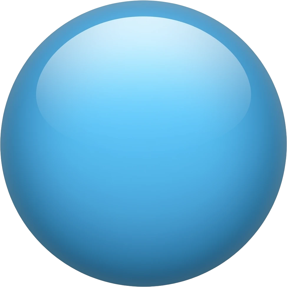 blue ball emoji