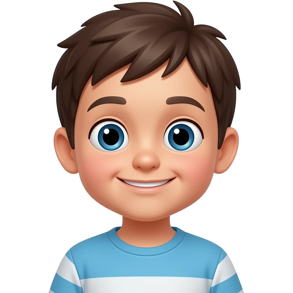 child making silly faces emoji