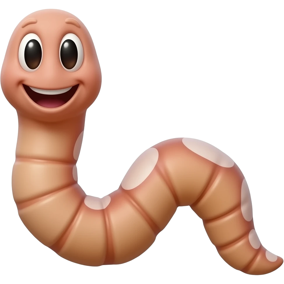 worm emoji