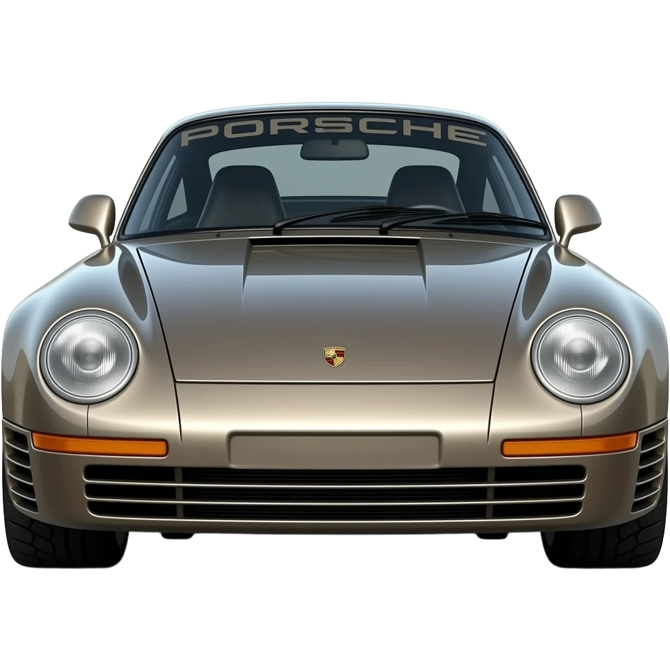 Porsche 959 Dakar, highly detailed hyper realistic emoji
