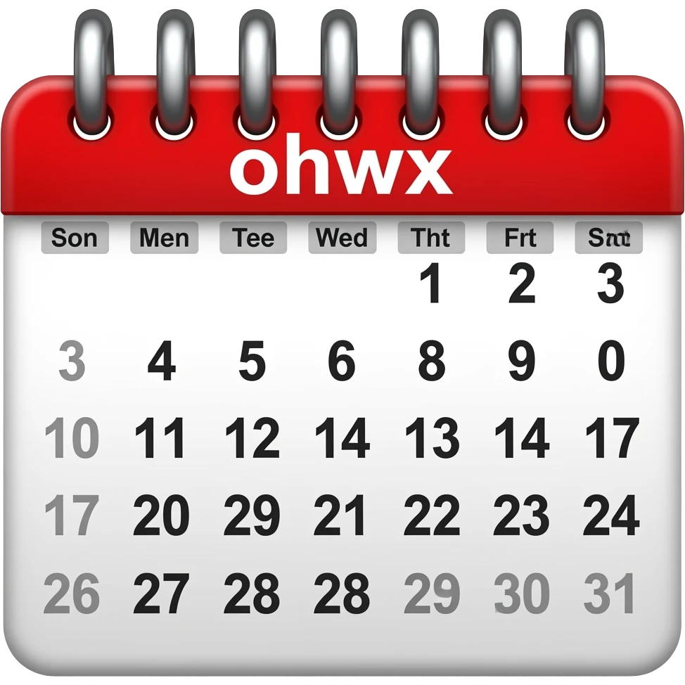 Calender emoji