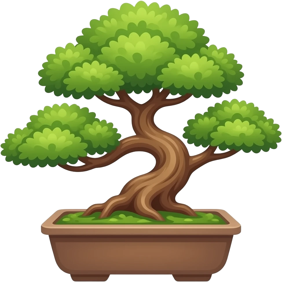 bonsia leaves emoji