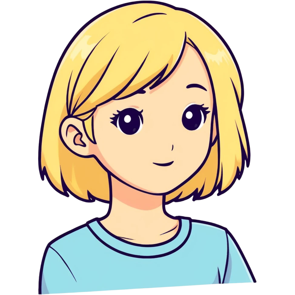 Blonde girl emoji