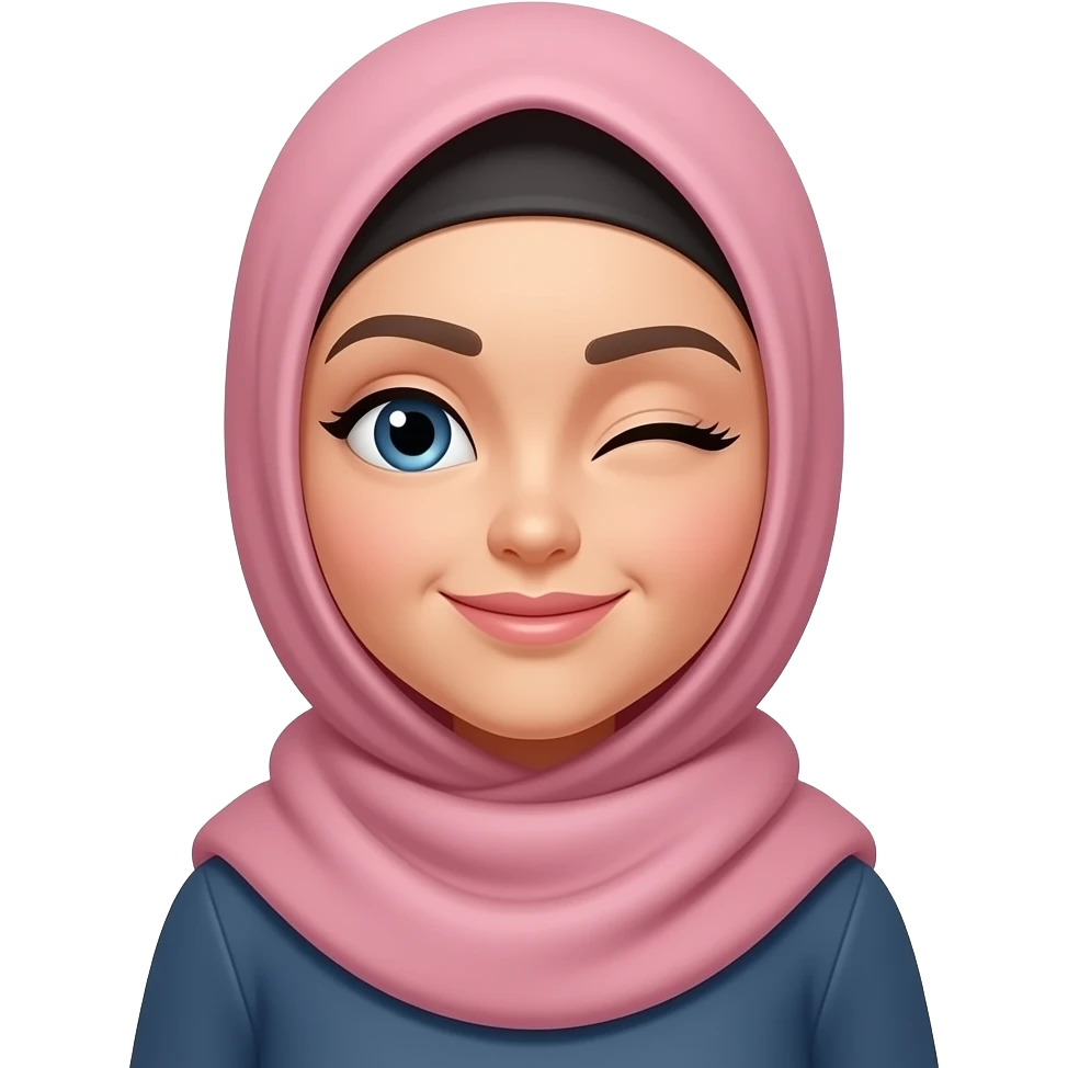 hijabis winken emoji