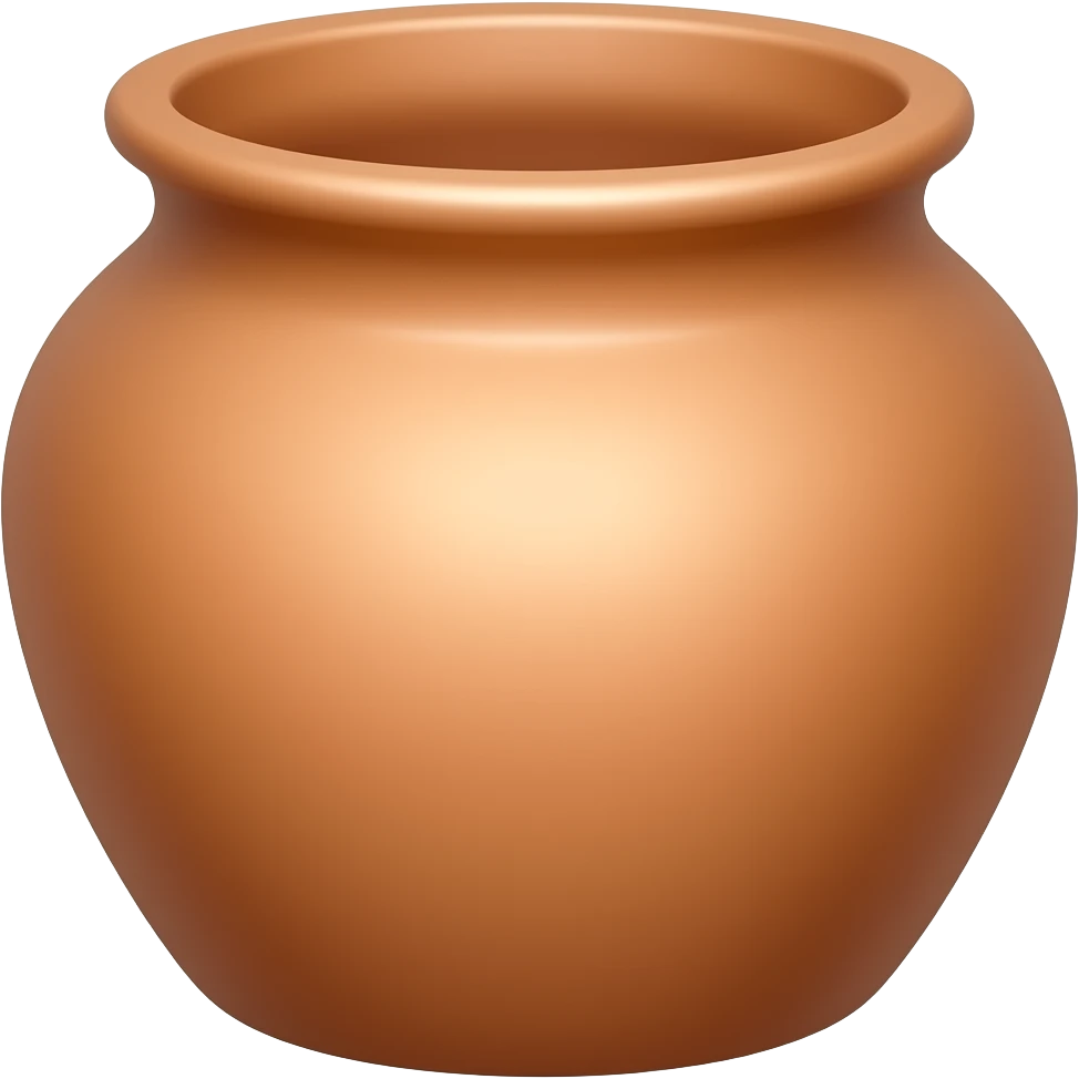 Clay container emoji
