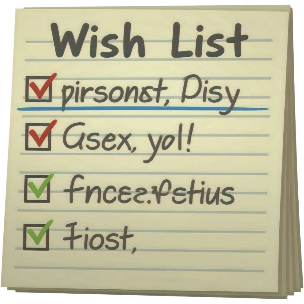 wish list emoji
