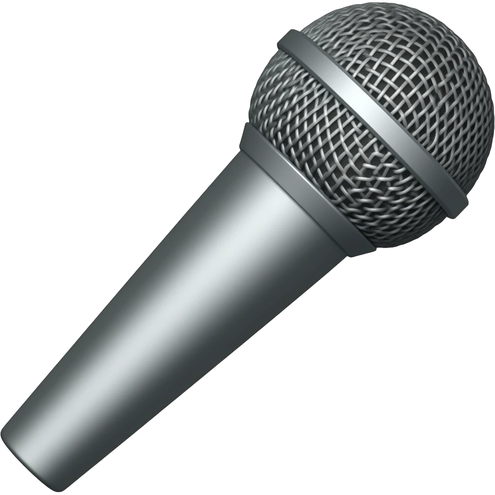 Microphone emoji