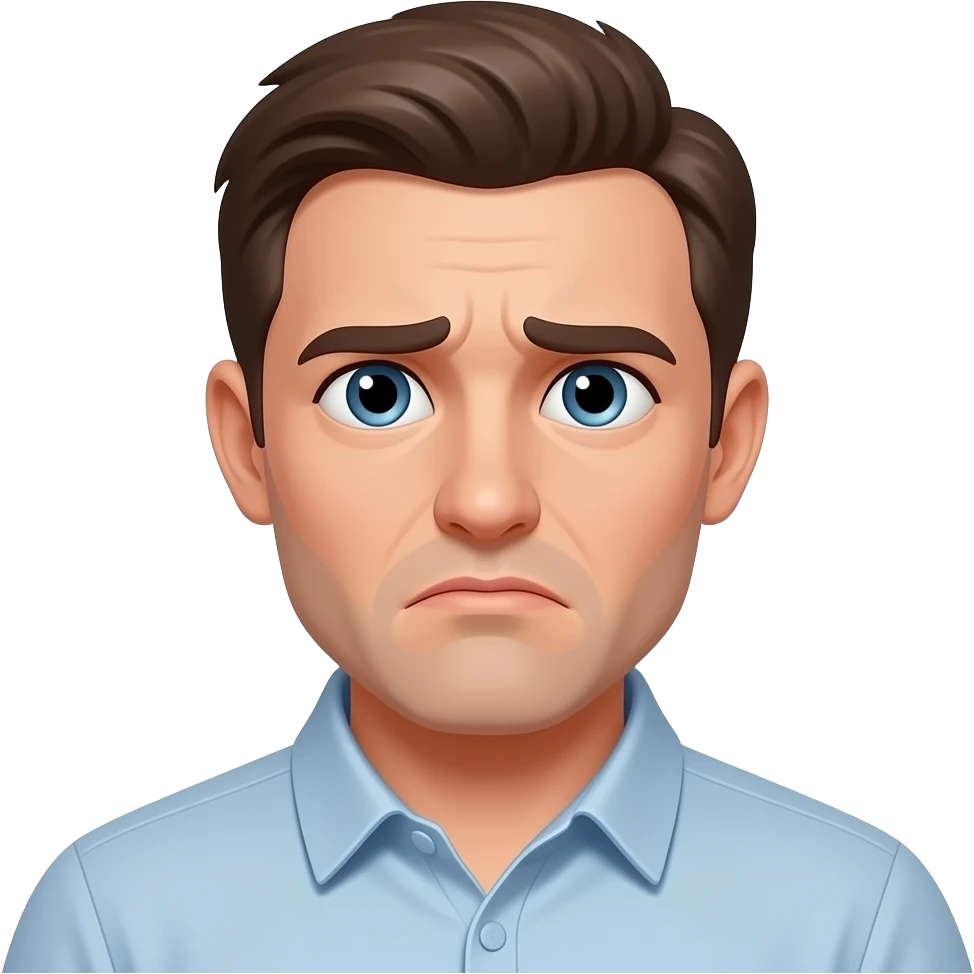confused man emoji