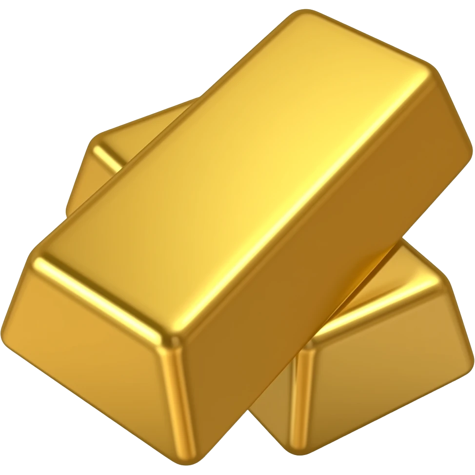 Gold bar emoji