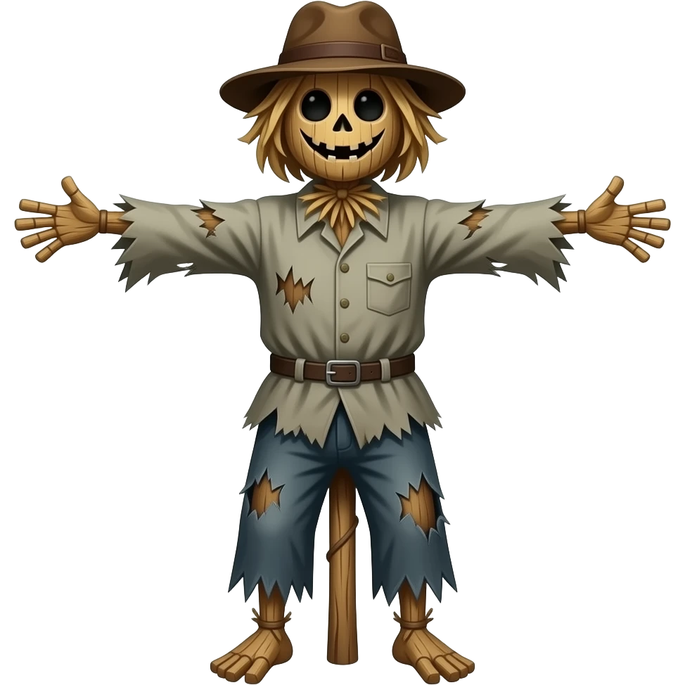 scarecrow emoji