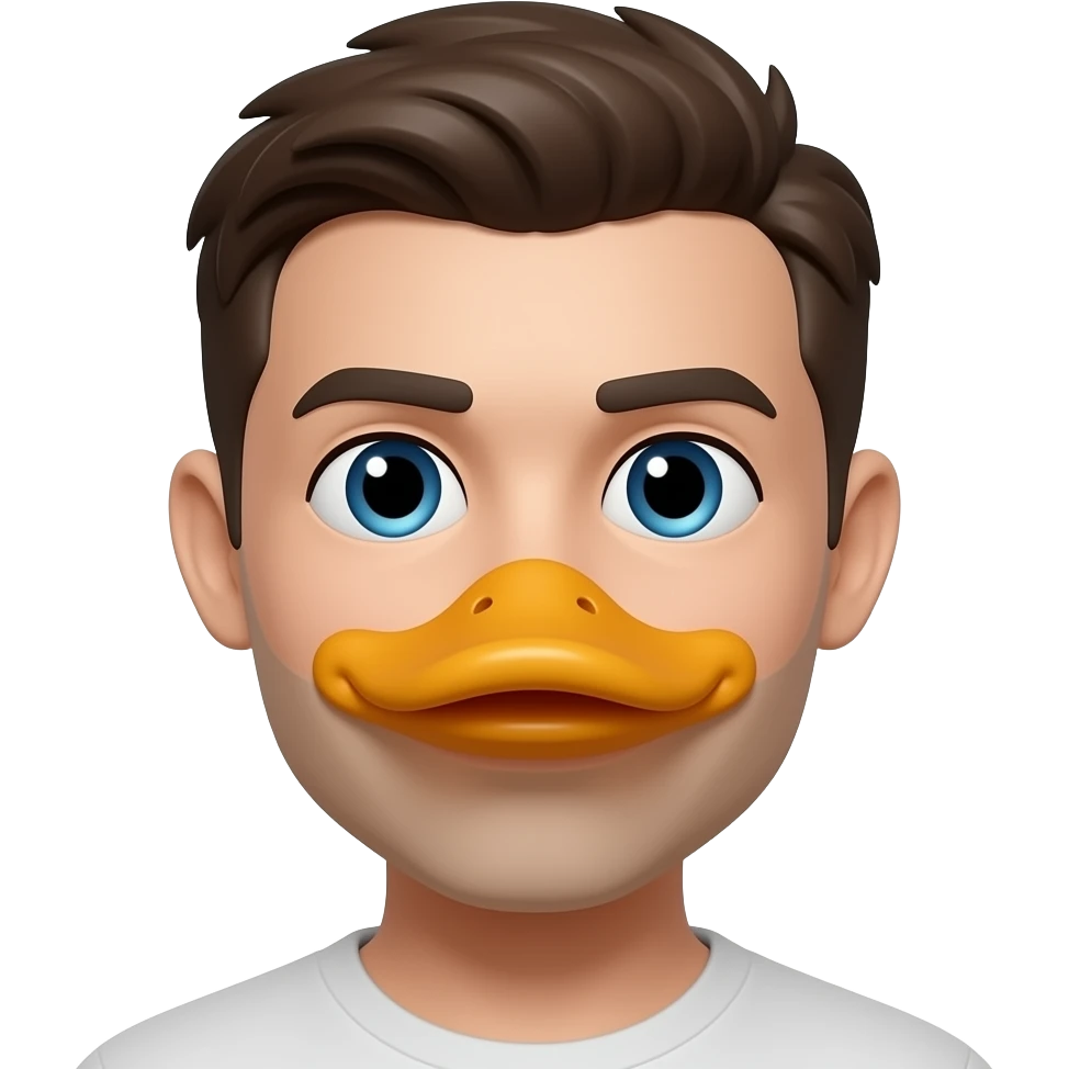 Duck face emoji