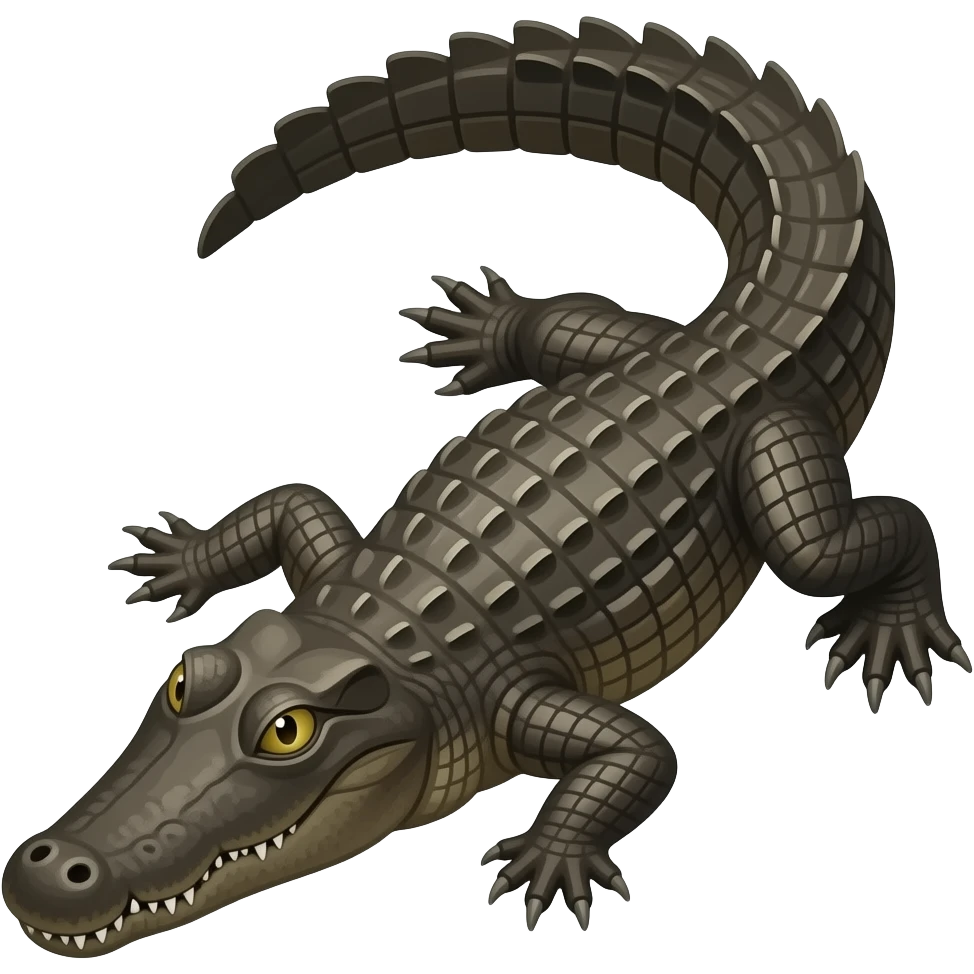 dead crocodile emoji