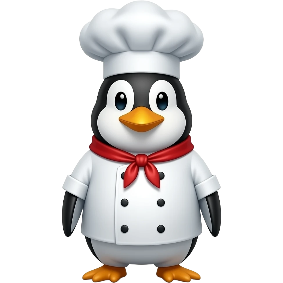 Penguin طباخ emoji