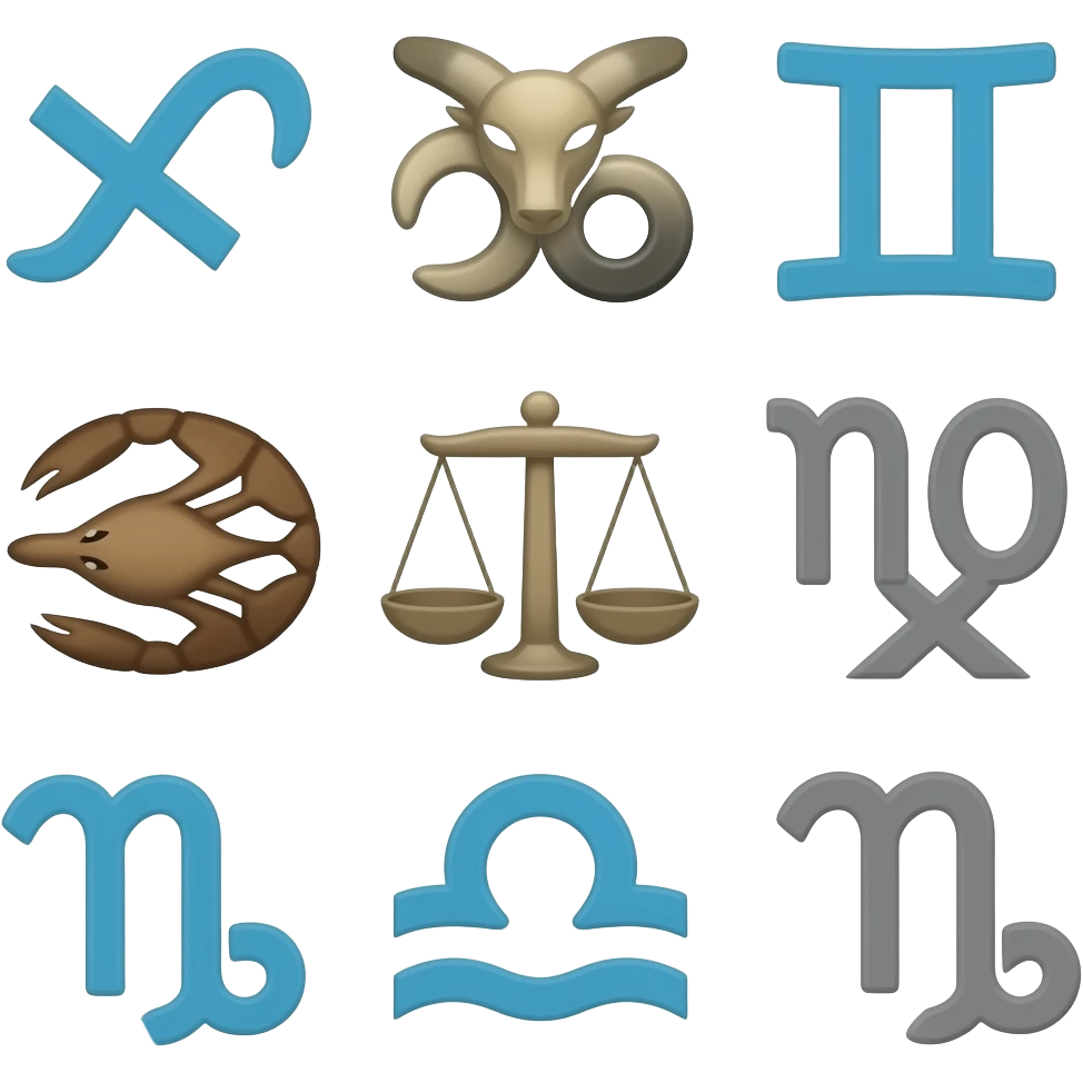 all zodiac zigns emoji