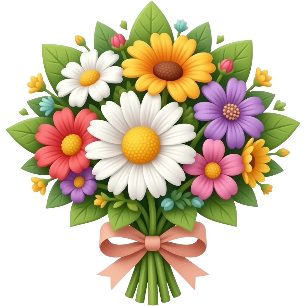 Букет цветов emoji