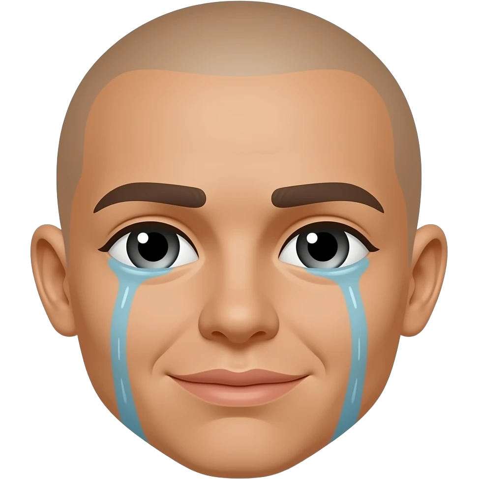 hugging tears face emoji