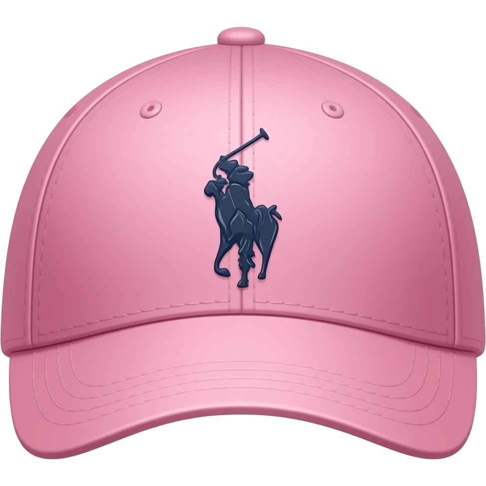 Light pink Ralph lauren cap emoji