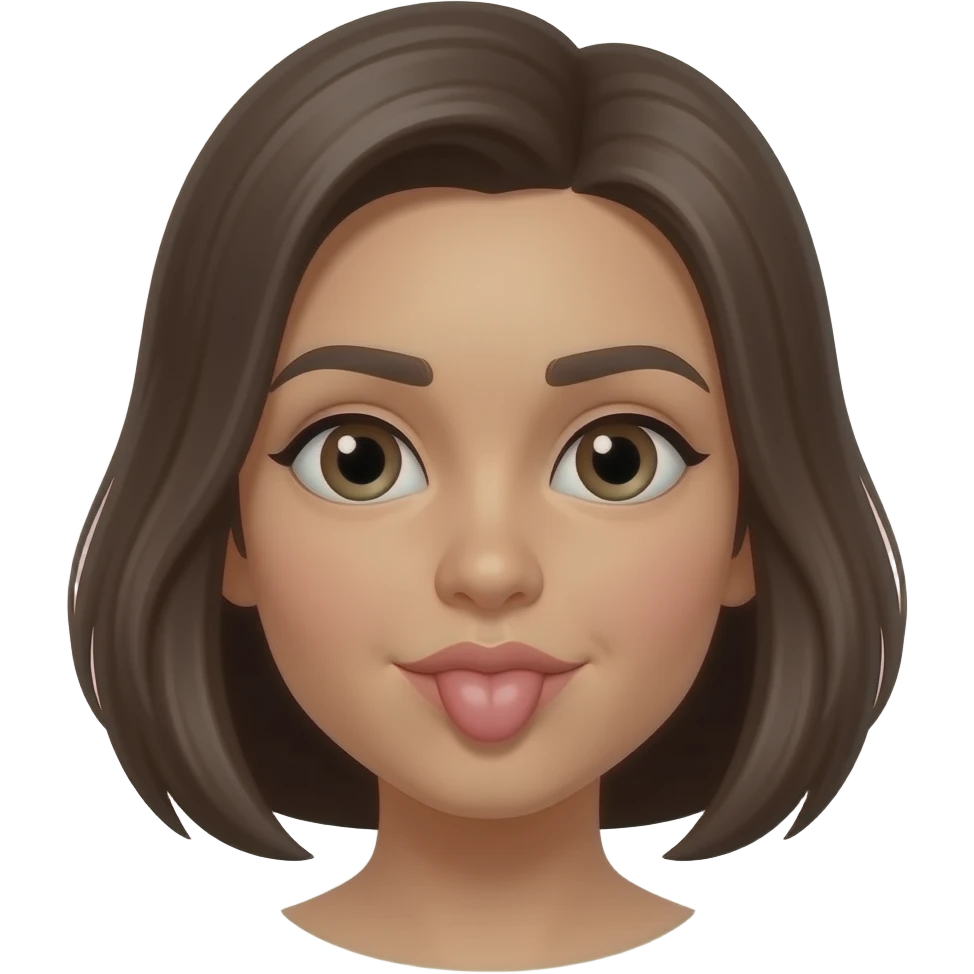 Делает куни emoji