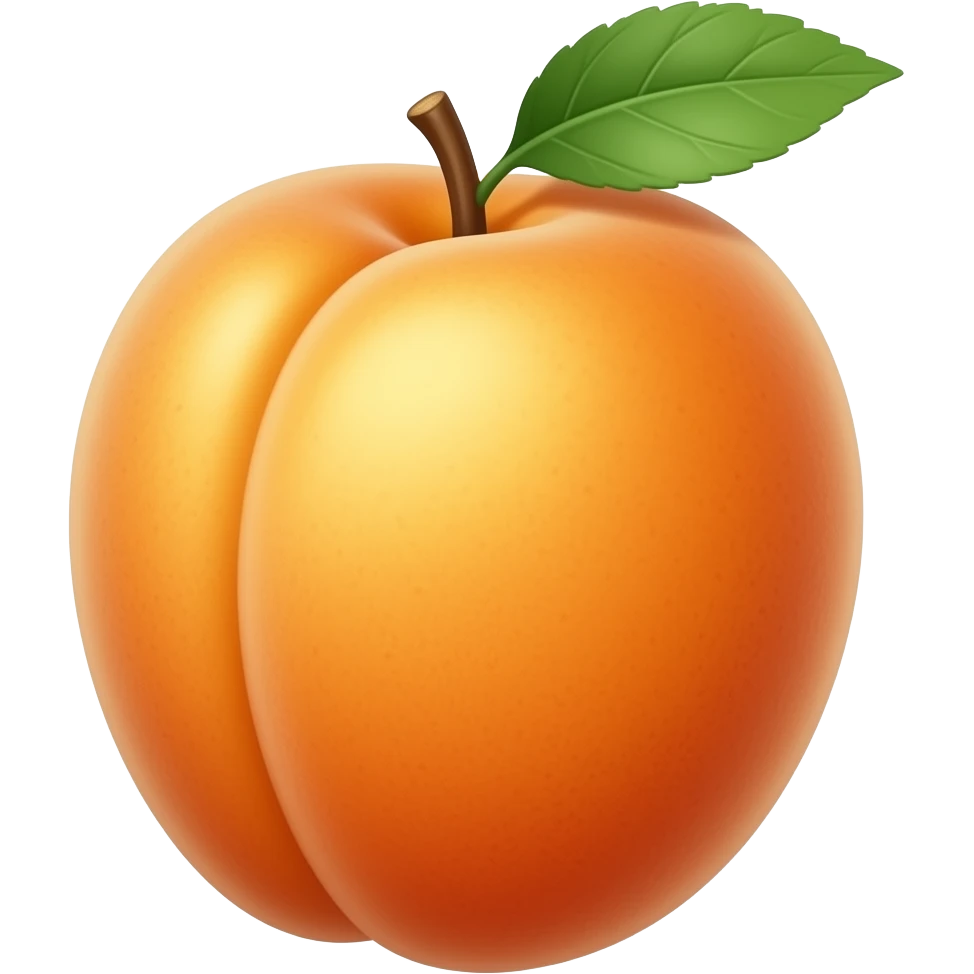 Apricot emoji