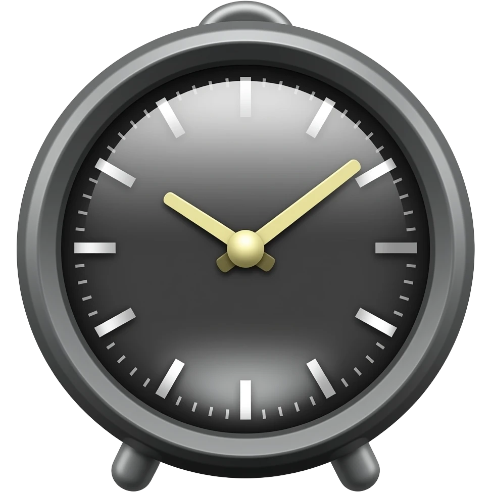 reloj digital emoji