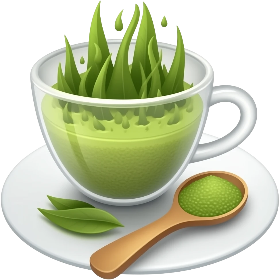 Pink matcha emoji