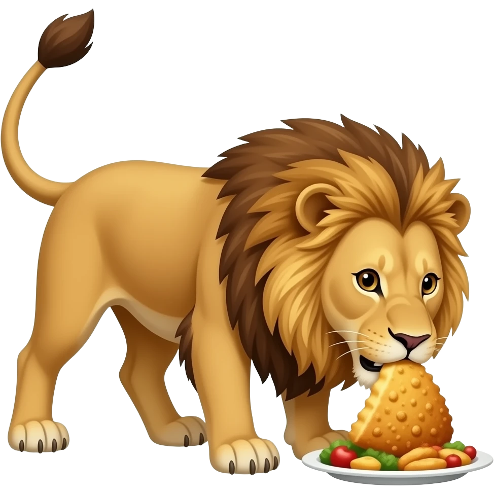 food m lion emoji