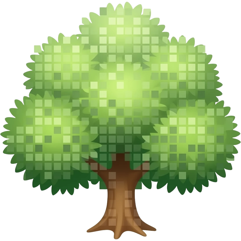 tree map data viz with different-sized squares emoji