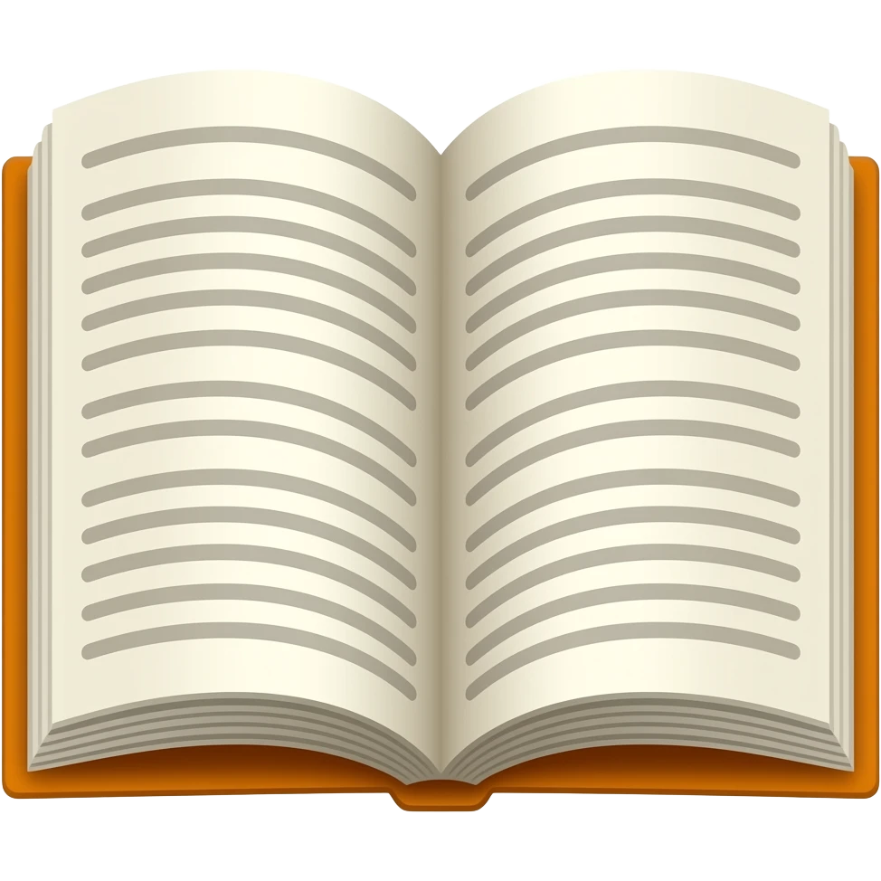 big open word book emoji