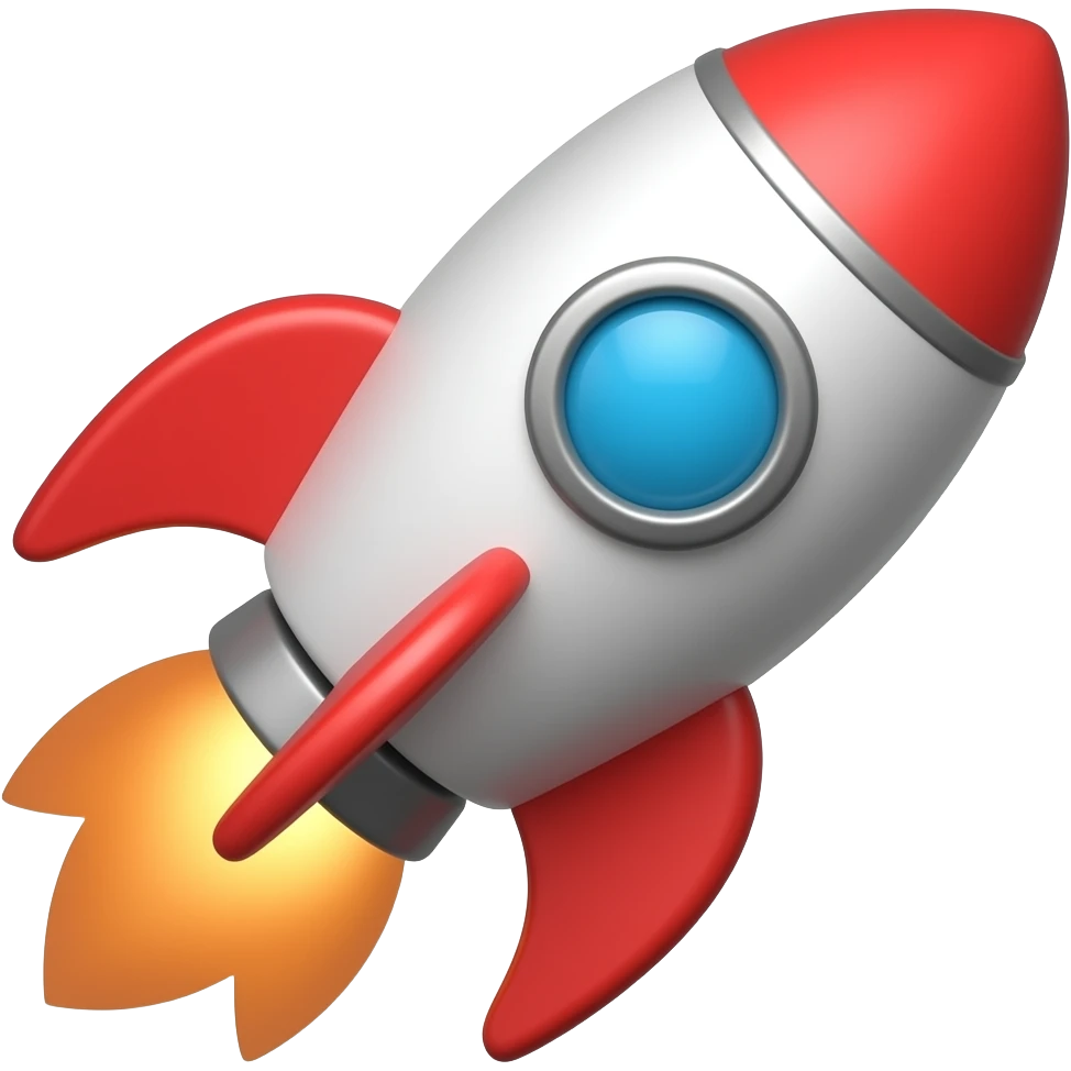 toy rocket emoji