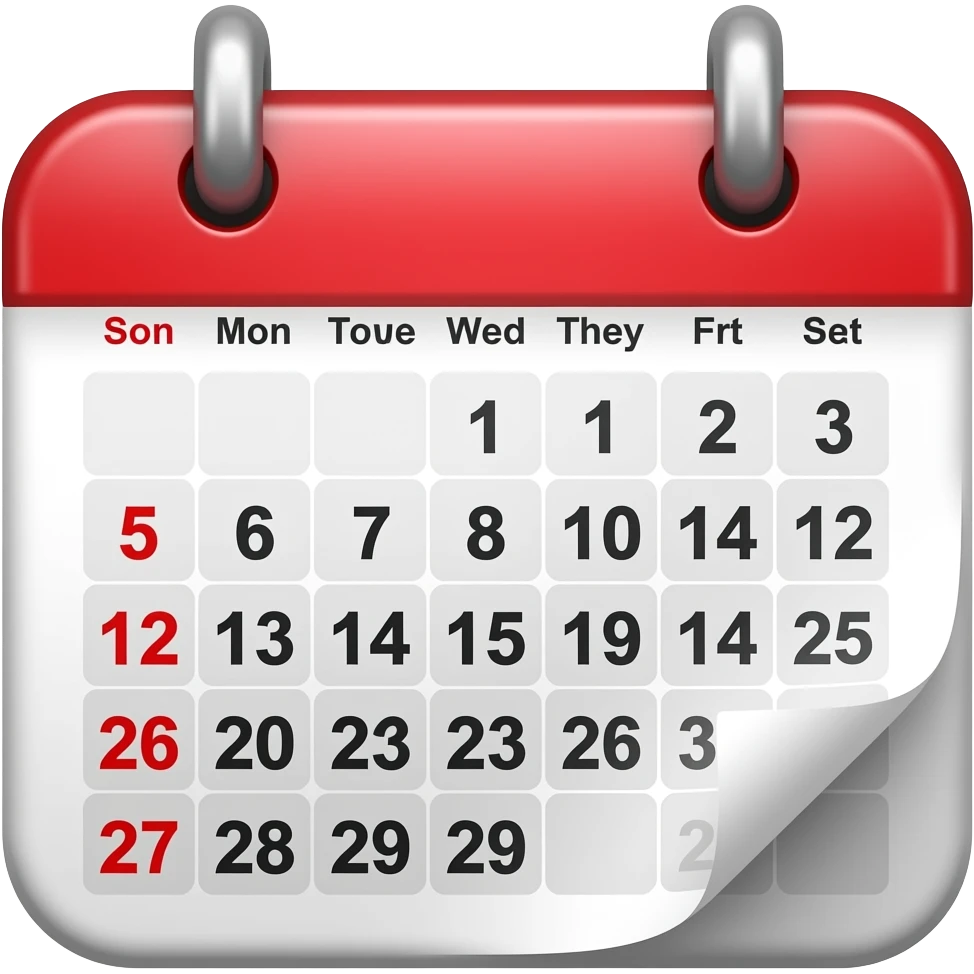 calendar emoji