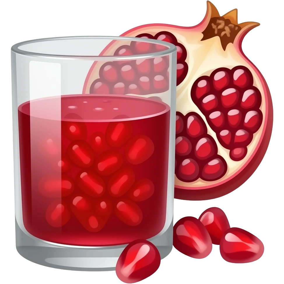 pomegranate juice emoji