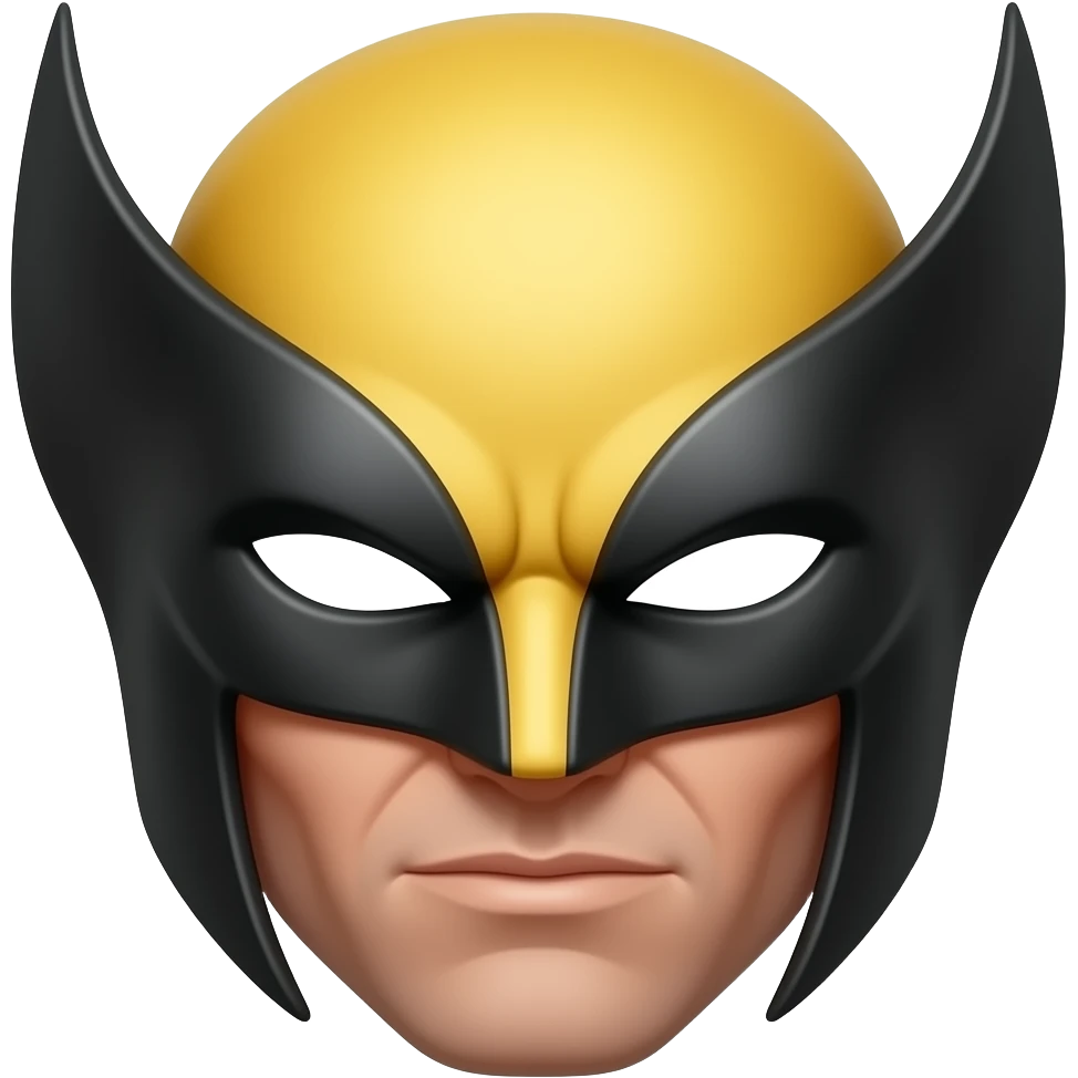 The Wolverine mask emoji