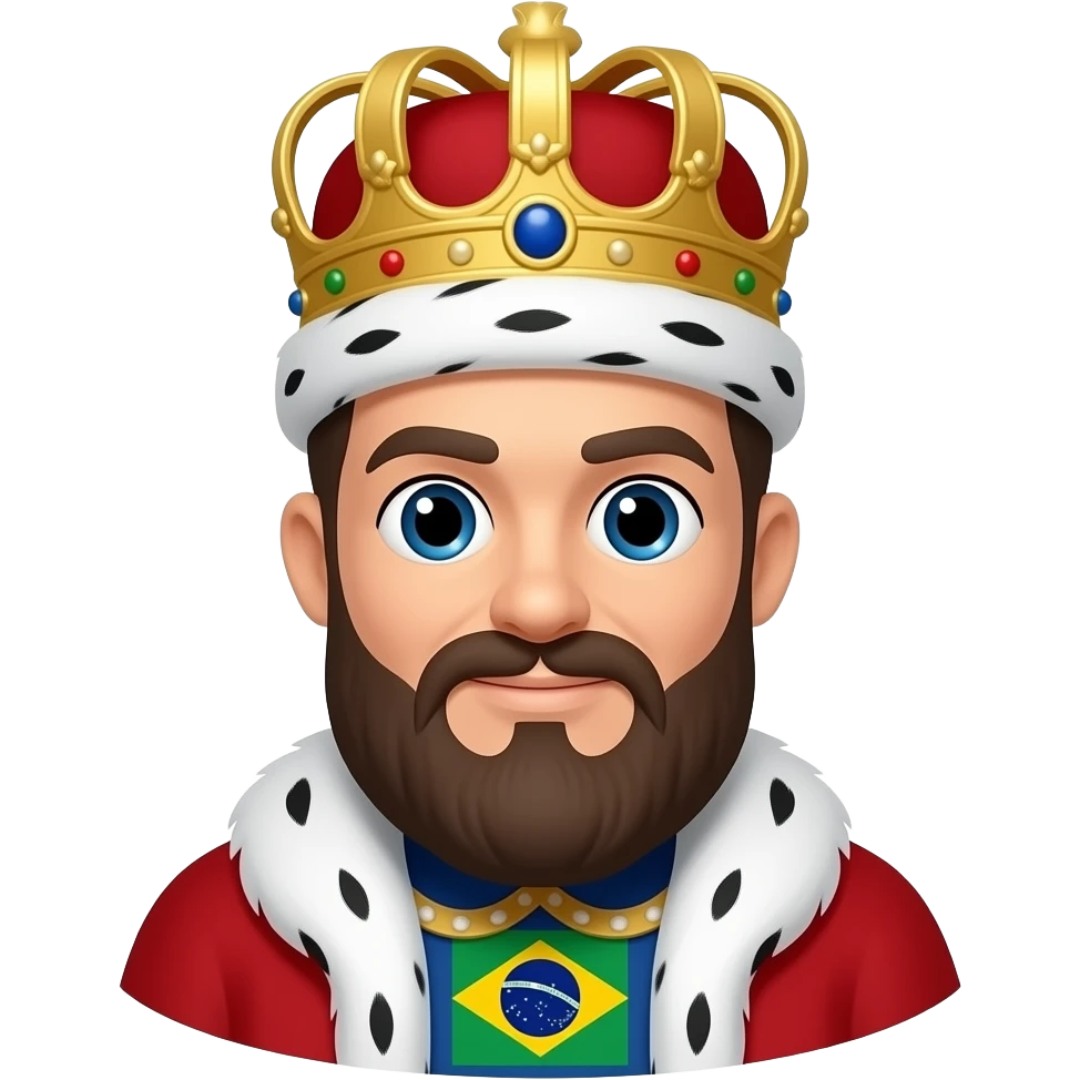 Brazil king emoji