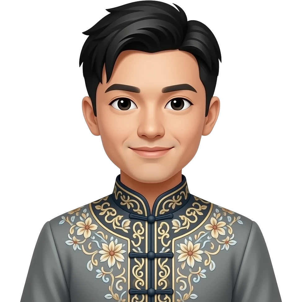 Figura con el embro Asia arriva emoji
