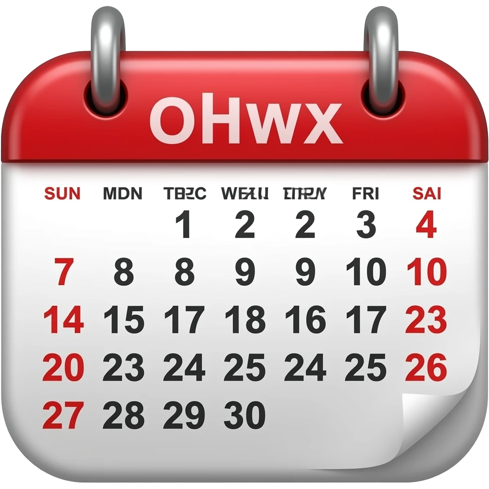 calendar emoji