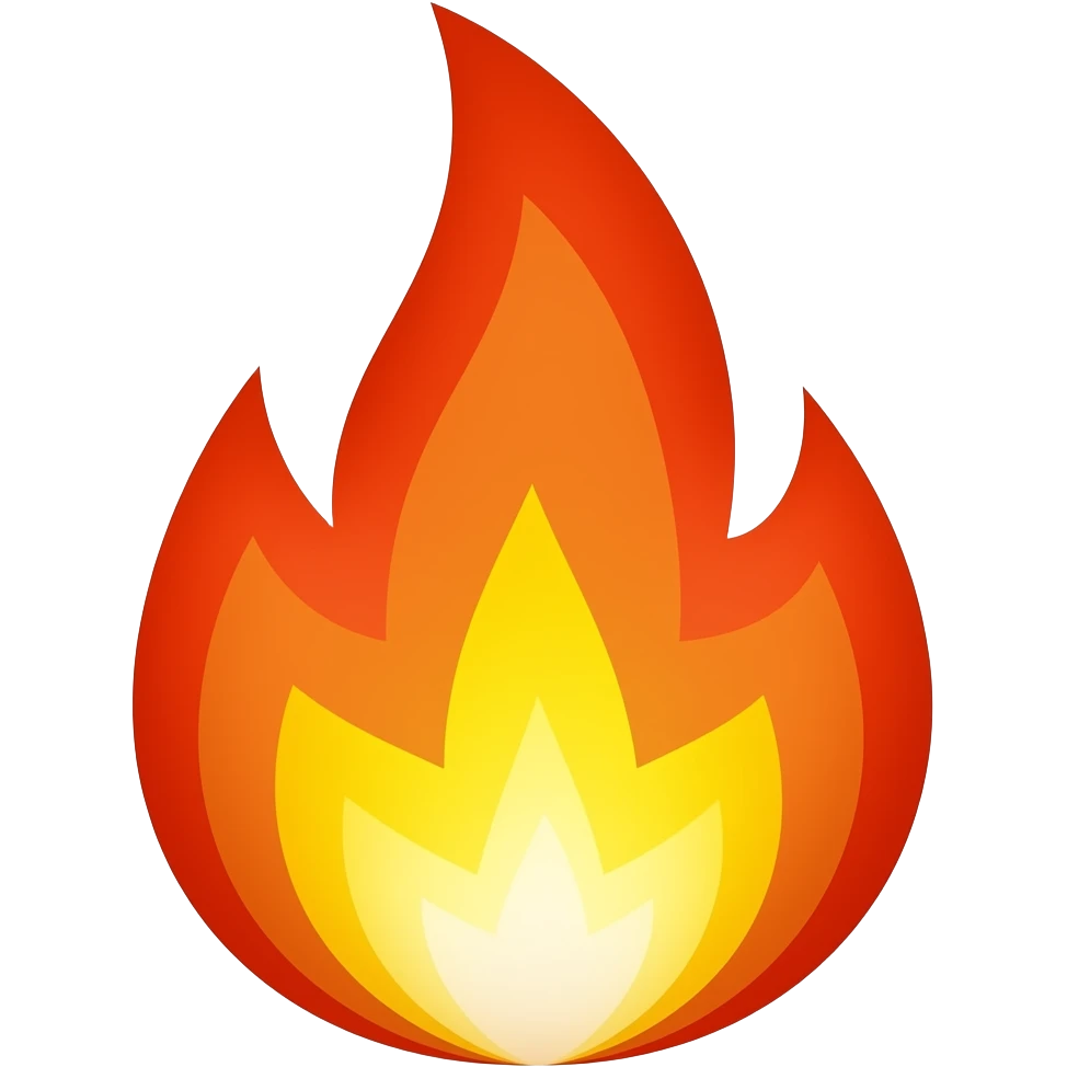 icon hot emoji