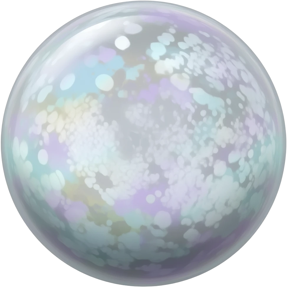 iridescent opal with flecks emoji