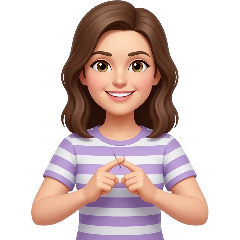 Interlocking her knuckles while cracking them sound effects emoji