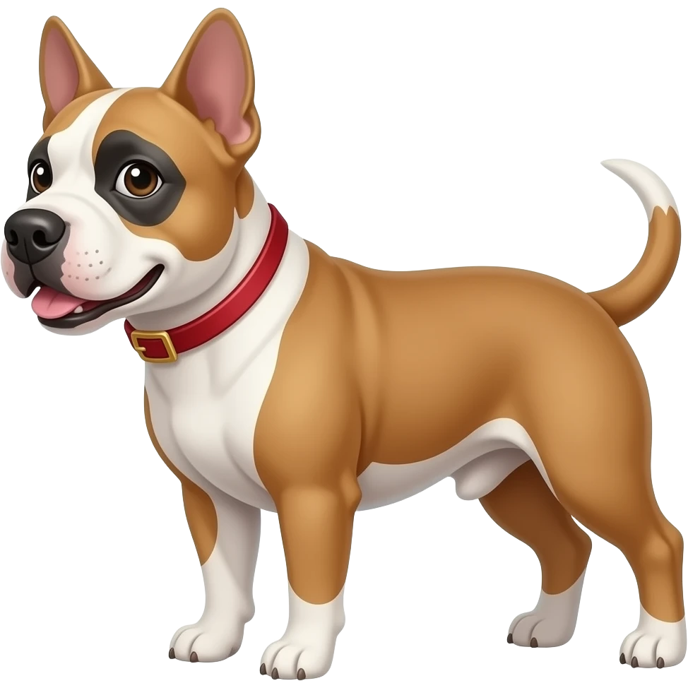 bull terrier bringé emoji