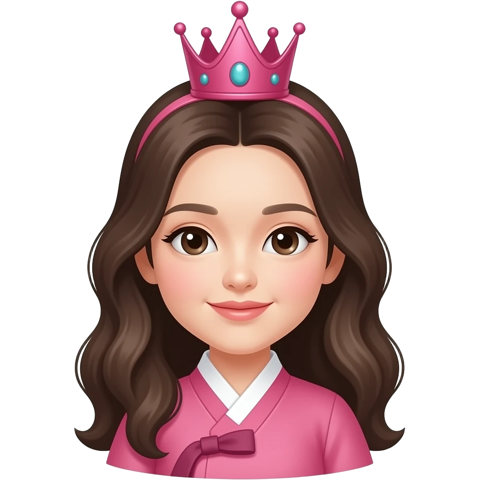 연항 핑크 왕관 emoji