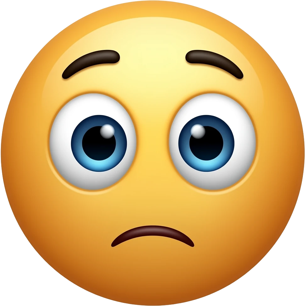 funny face choosing between two options with a questioned face emoji