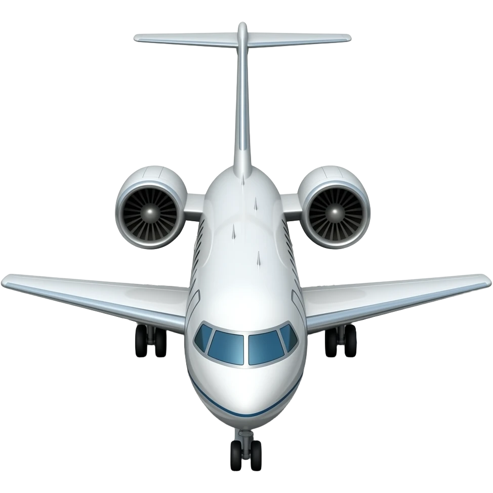 Private jet emoji